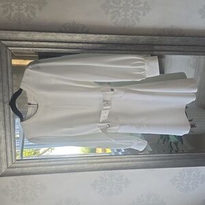 Club Monaco white dress size 12 fully lined . New without tags.